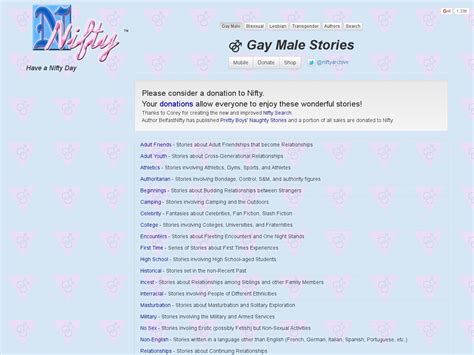 gay stories nifty|4,177 Gay Adult Friends stories